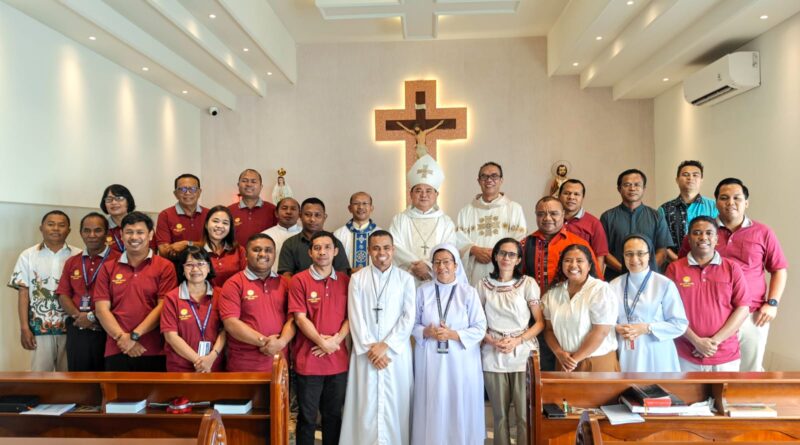 Rampungkan Penyusunan Bahan BKSN 2026, Tim Delkit Regio Nusra Mendapat Apresiasi dari Uskup Denpasar