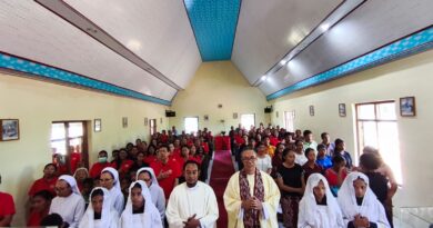 Minggu Kerahiman Ilahi: K3I Keuskupan Agung Kupang Berbagi Sukacita Kerahiman bersama Umat Stasi Tesbatan